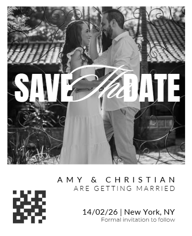 Save-The-Date Photo Magnets - Wedding Announcement Magnets