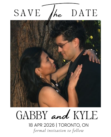 Save-The-Date Photo Magnets - Wedding Announcement Magnets
